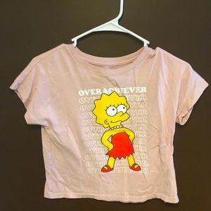 Simpson’s pink graphic t-shirt